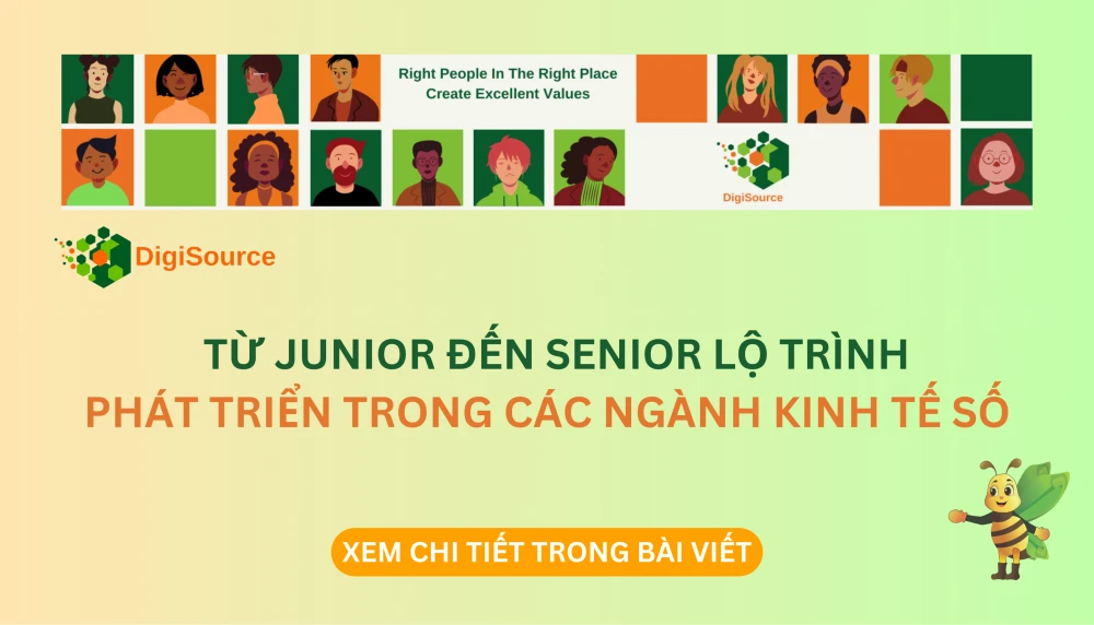 Từ Junior đến Senior: Lộ trình phát triển trong các ngành kinh tế số