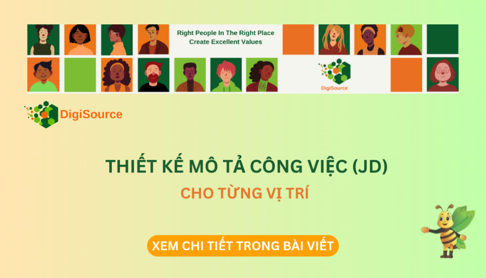 Thiết kế mô tả công việc (JD) cho từng vị trí