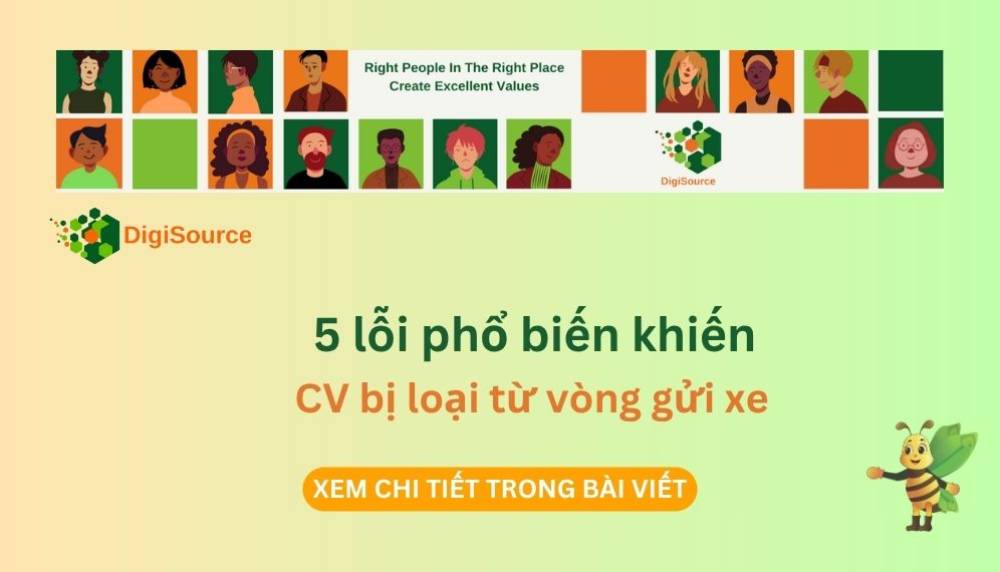 5 lỗi phổ biến khiến CV bị loại từ vòng gửi xe