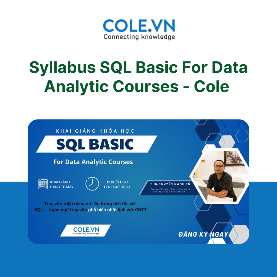 Syllabus SQL Basic For Data Analytic Courses – Cole