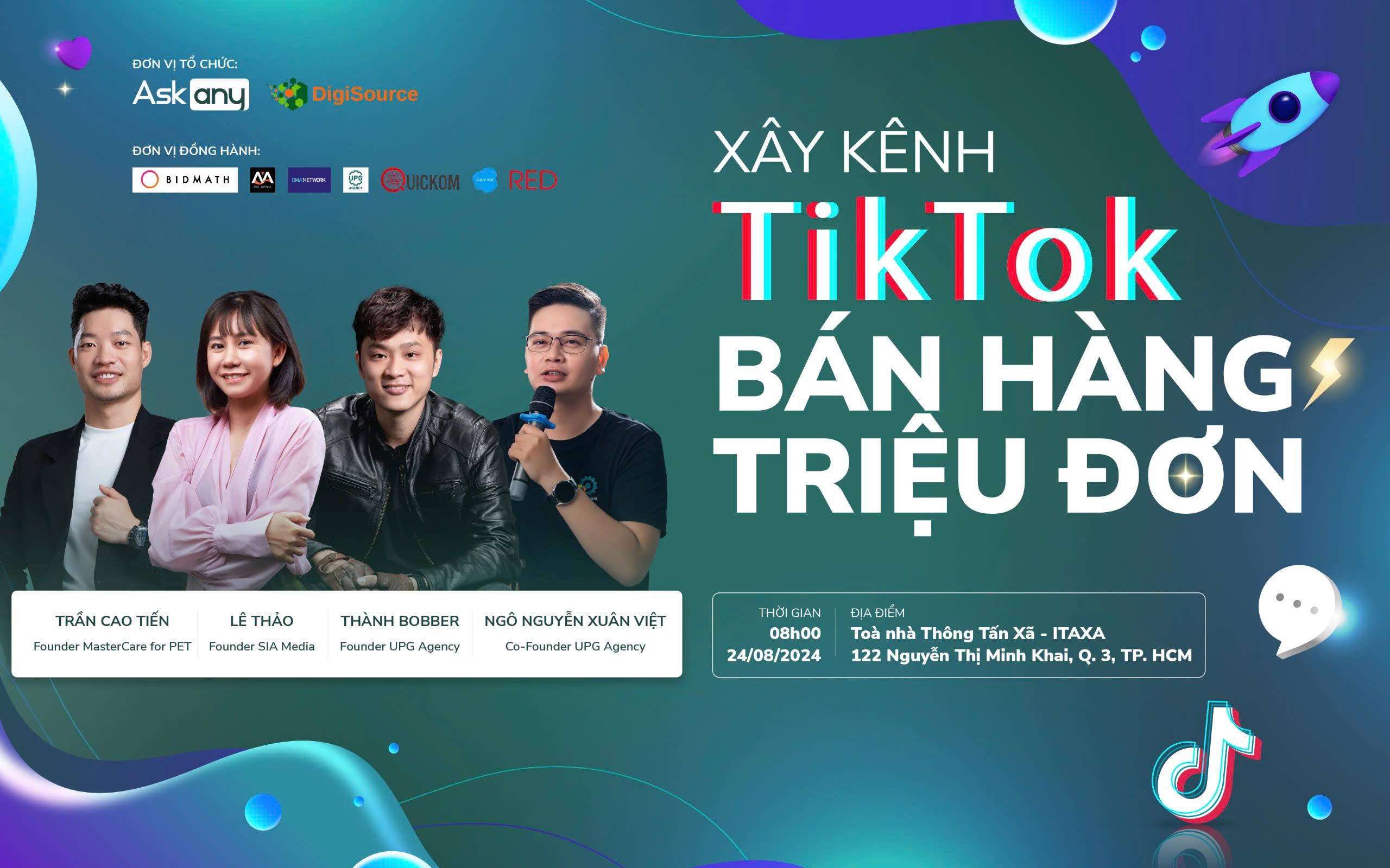 Sự kiện xây dựng kênh Tiktok "Bán Hàng Triệu Đơn" | DigiSource