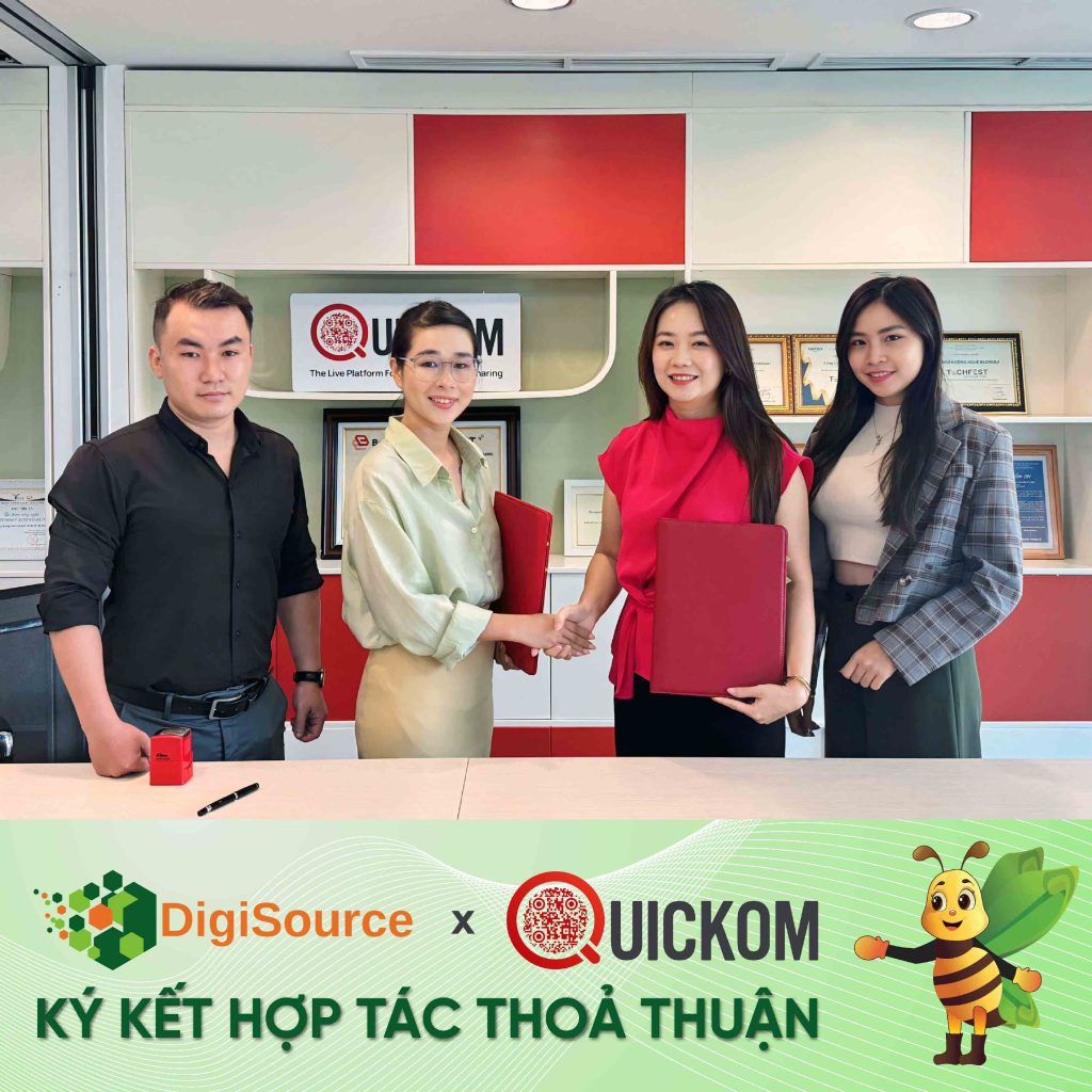 Quickom và DigiSource ký kết hợp tác thoả thuận